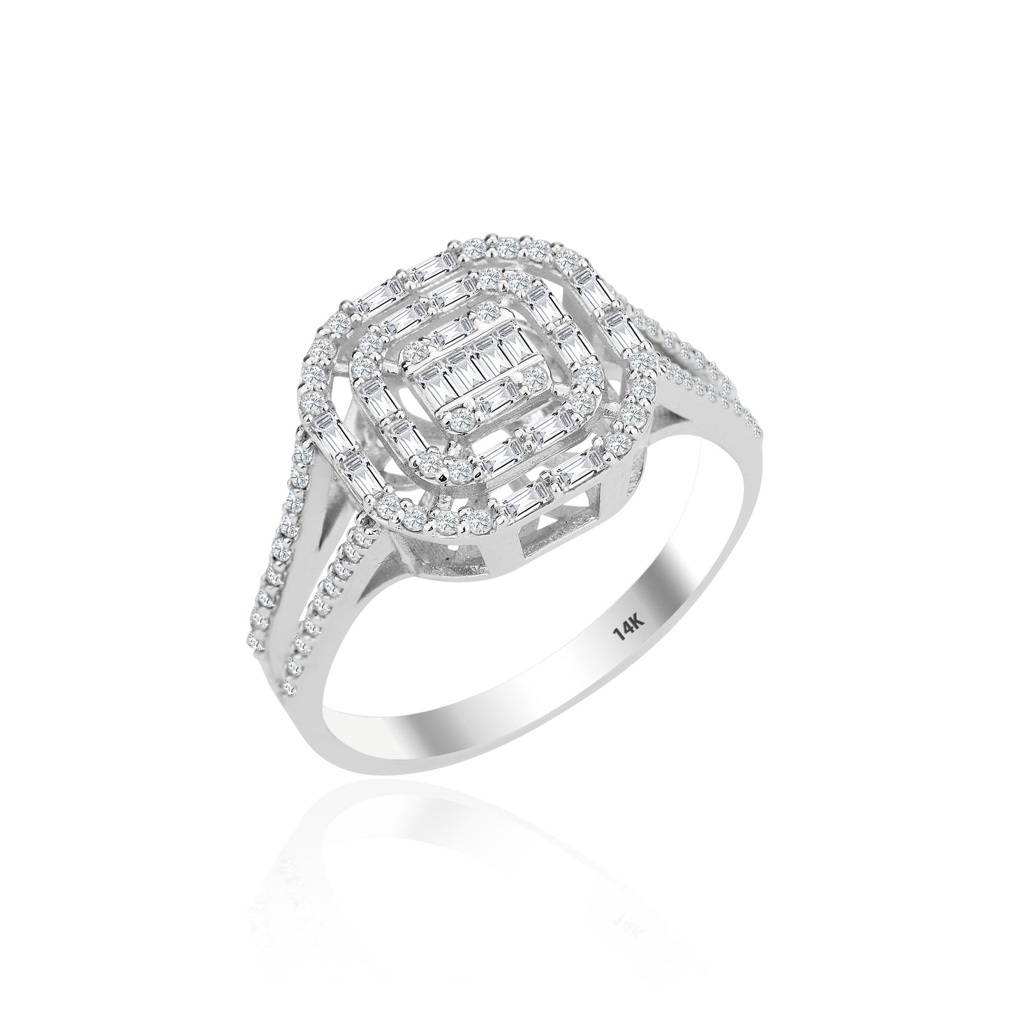 Modern Brilliance Baguette Diamond Ring