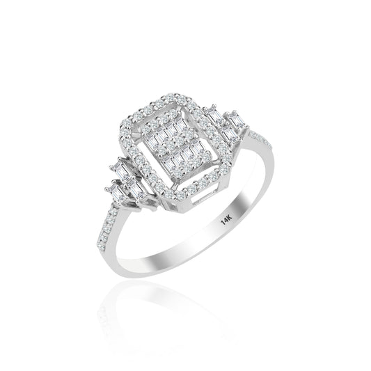 Timeless Allure Baguette Diamond Ring